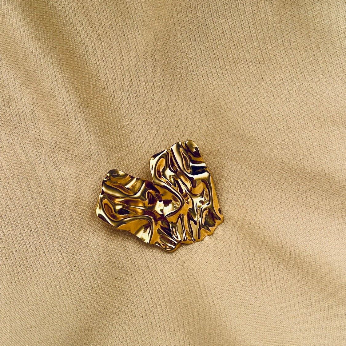 Molten Gold Earrings