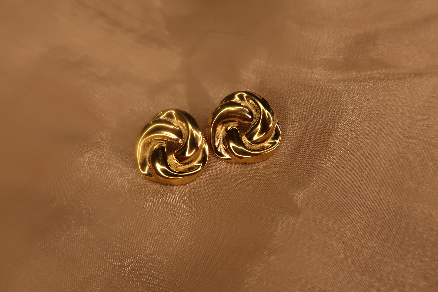 Gold Knot Earrings