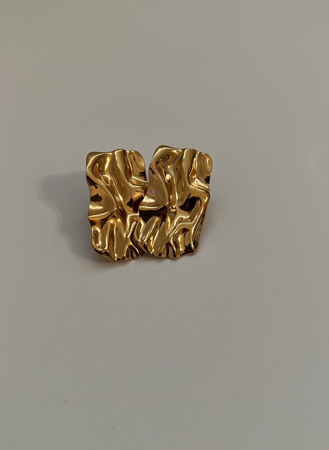Molten Gold Earrings