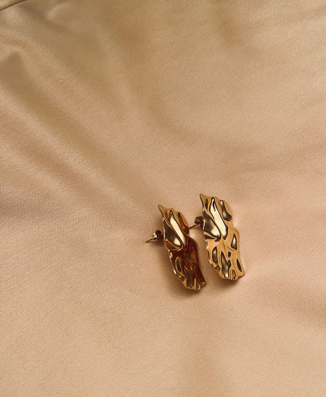 Molten Gold Earrings