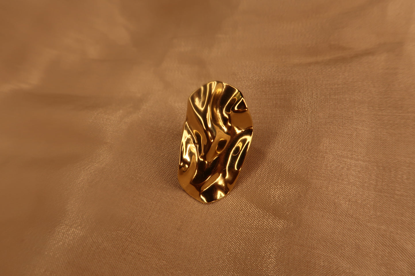 Molten Gold Ring