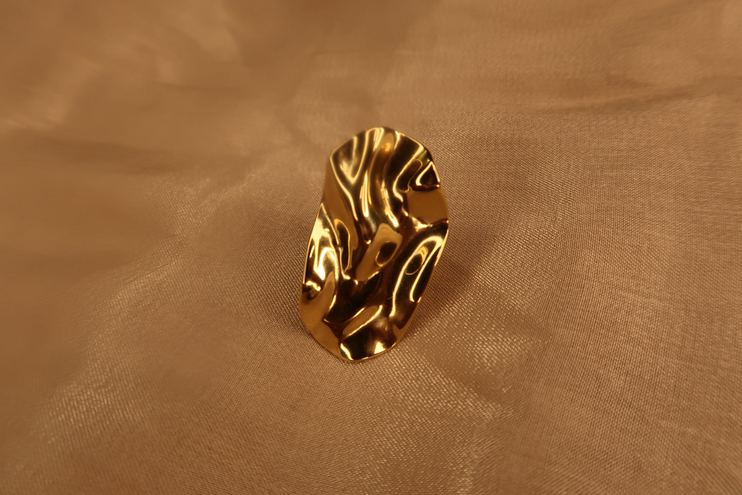 Molten Gold Ring