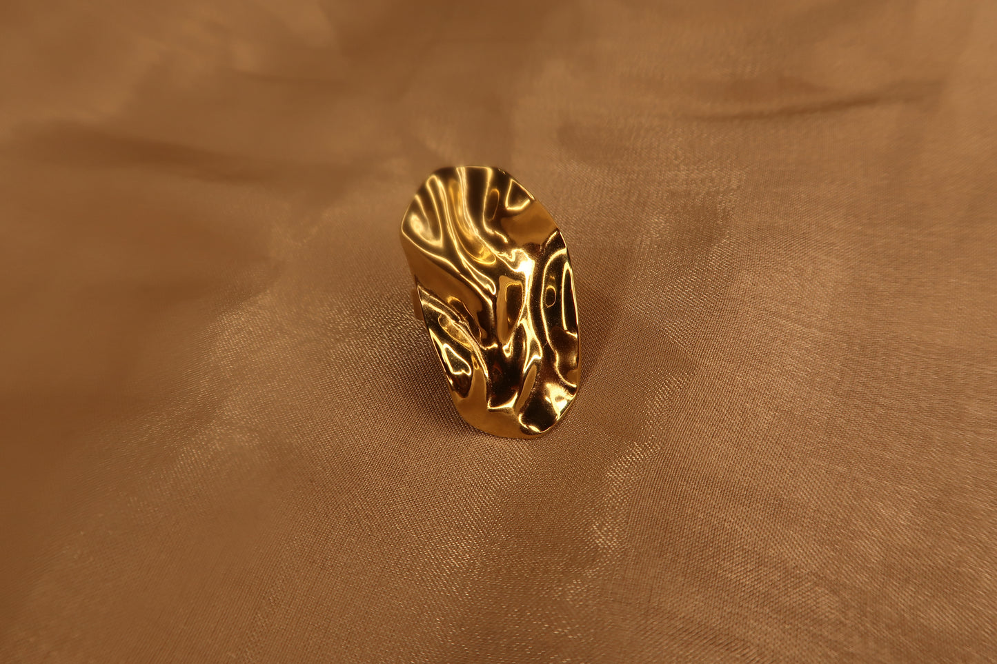 Molten Gold Ring